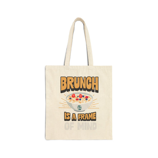 Brunch Is a State of Mind: Carry Your Essentials in Style with the Cotton Canvas Tote Bag – Perfect for Every Brunch Adventure!