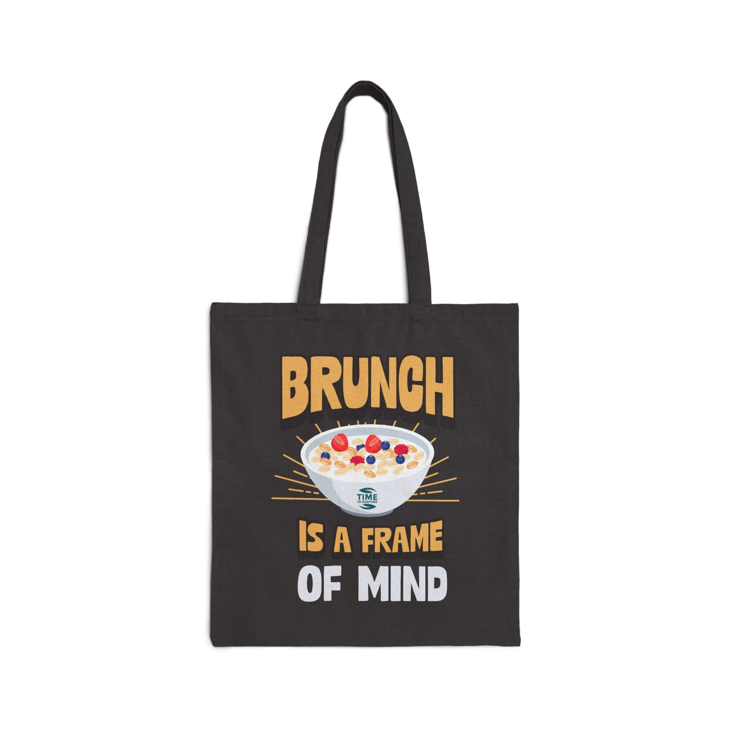 Brunch Is a State of Mind: Carry Your Essentials in Style with the Cotton Canvas Tote Bag – Perfect for Every Brunch Adventure!